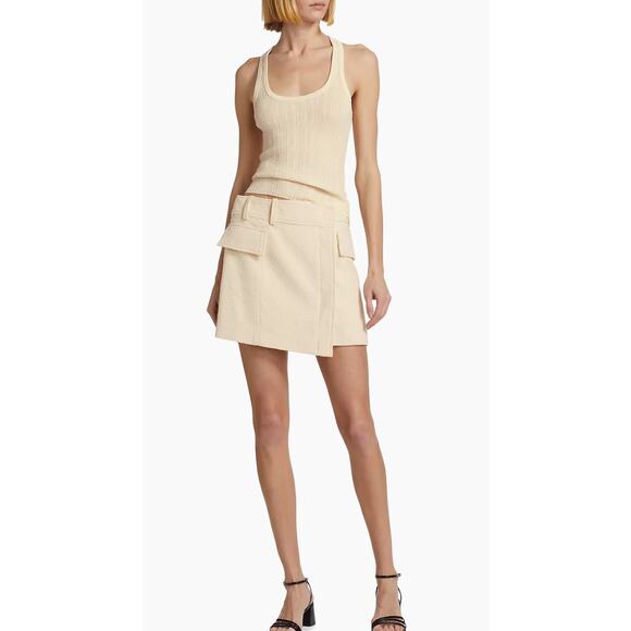 A.L.C. Cream Mini Skirt - Picture 5 of 9